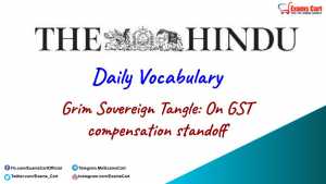 The Hindu Editorial Vocabulary