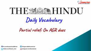 The Hindu Editorial Vocabulary