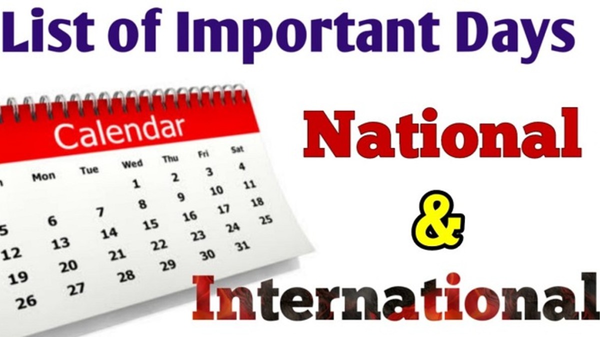 Important Days in November 2020 National and International