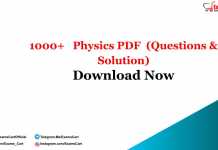 1000+ Physics PDF (Questions & Solution with Shortcut Tricks) – Download Now Physics PDF