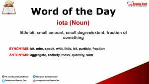 word of the day