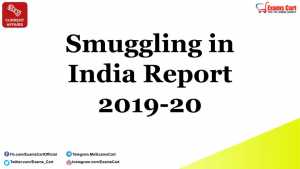 Smuggling in India Report 2019-20