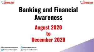 Banking and Financial Awareness Capsule