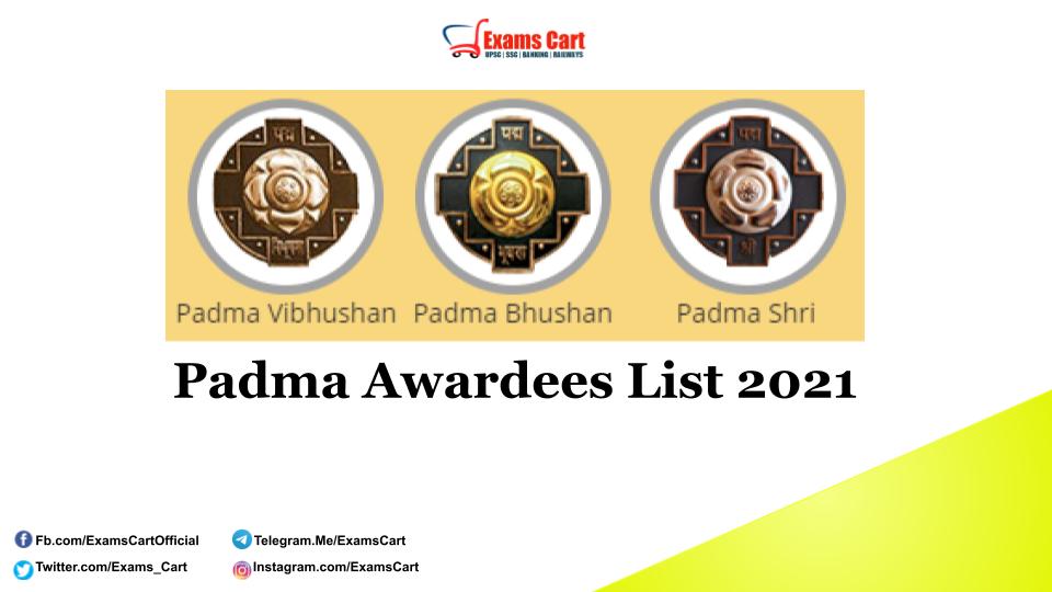 Padma Awardees List 2021