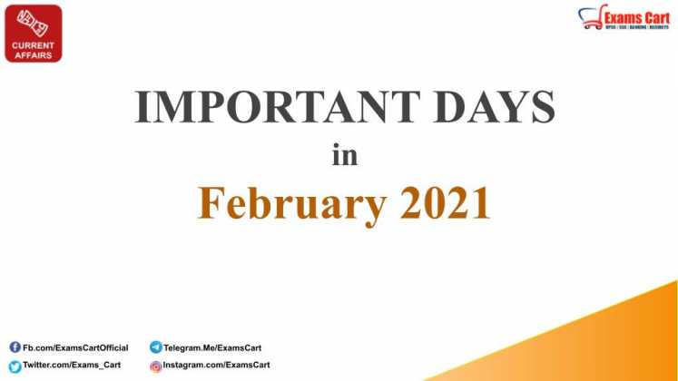 february important days 2021