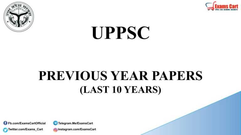 150+ UPPSC Previous Year Question Paper Pdf Download – Prelims & Mains ...