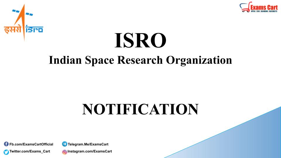 ISRO Recruitment 2021