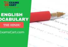 The Hindu Vocabulary – 11 August 2021 The Hindu Vocabulary